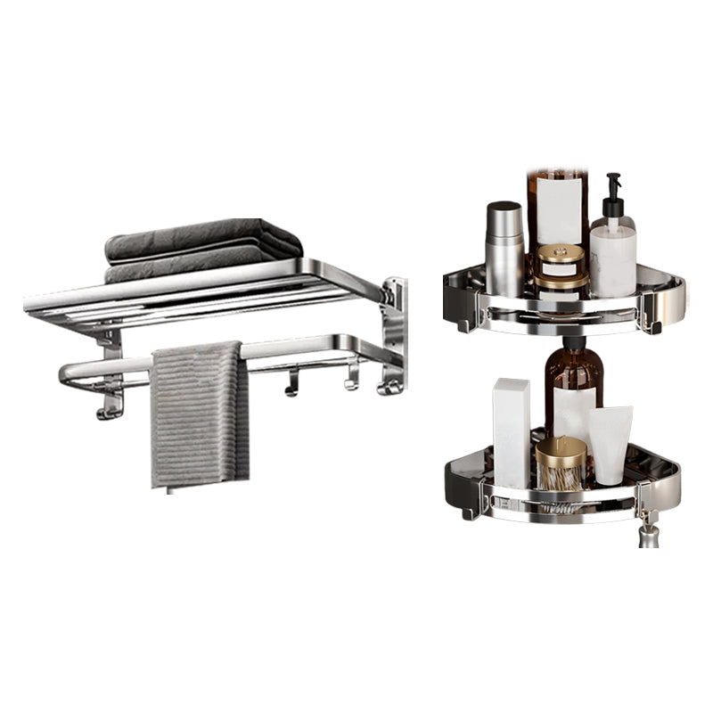 BowLift | Modern Polished Chrome Bathroom Accessory Set Made of Stainless Steel