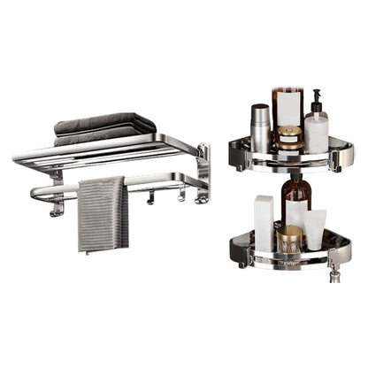 BowLift | Modern Polished Chrome Bathroom Accessory Set Made of Stainless Steel