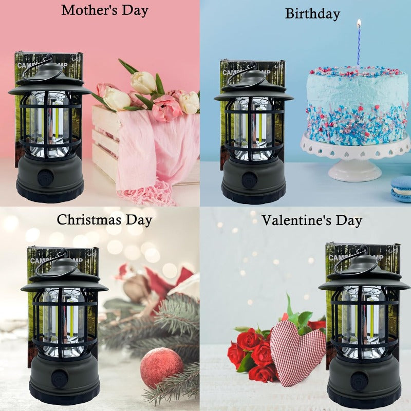Skanto | Rechargeable Retro LED Camping Lantern