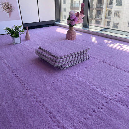 BowLift | Multicolored Level Loop Carpet Tile Non-Slip Composite Floor Tiles for Bedroom