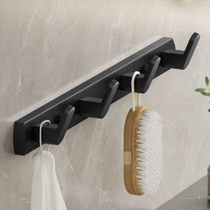 BowLift | Modern Bathroom Set Matte Black Bathroom Shelf Towel Holder Bathroom Accessories Set