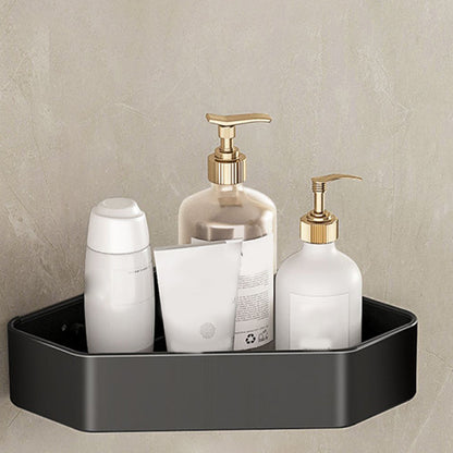 BowLift | Modern Bathroom Set Matte Black Bathroom Shelf Towel Holder Bathroom Accessories Set
