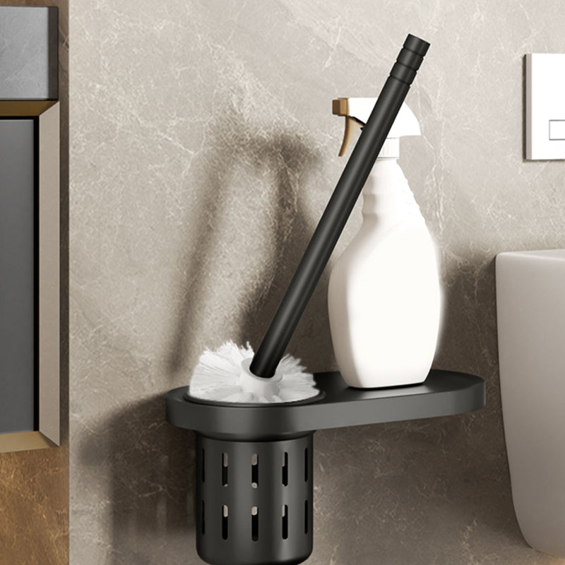 BowLift | Modern Bathroom Set Matte Black Bathroom Shelf Towel Holder Bathroom Accessories Set