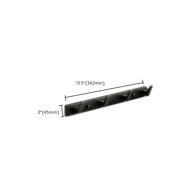 BowLift | Modern Bathroom Set Matte Black Bathroom Shelf Towel Holder Bathroom Accessories Set