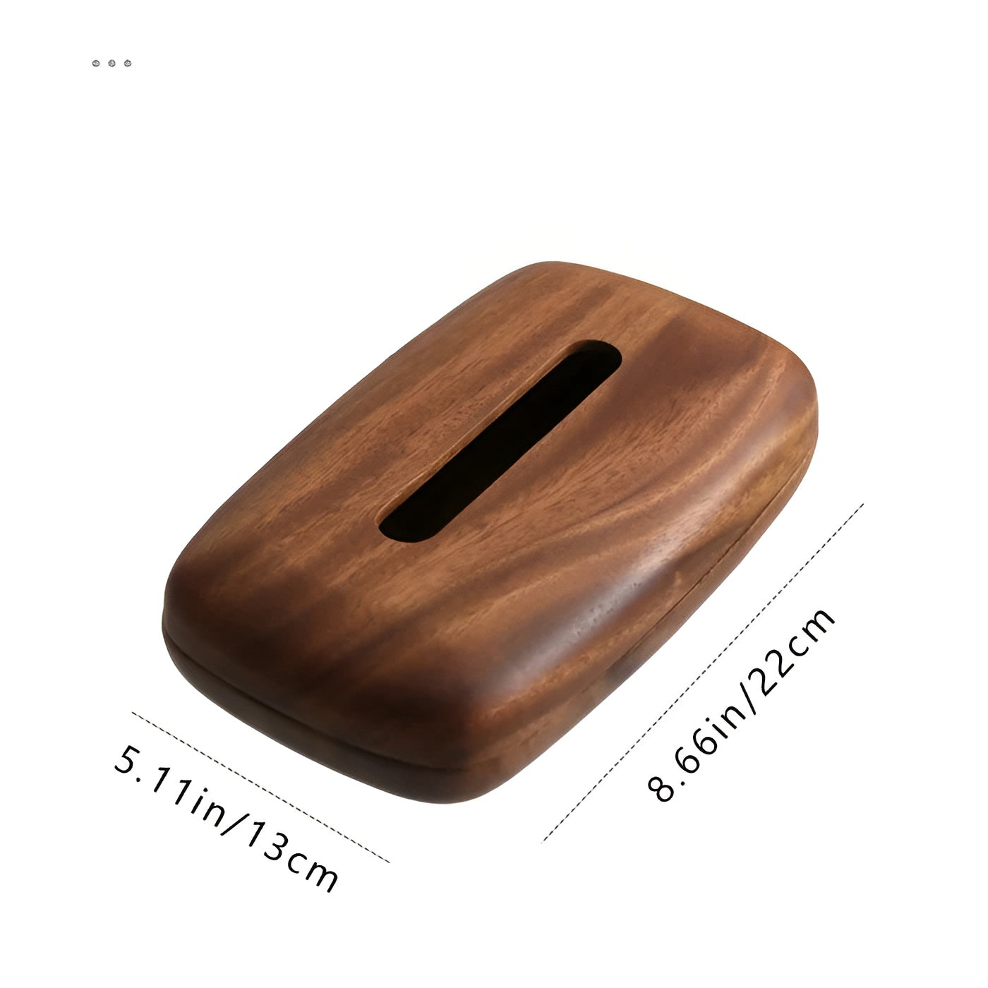 Walnut Wood Tissue Box – Elegant & Functional | Stylish Home Accessory | Skanto