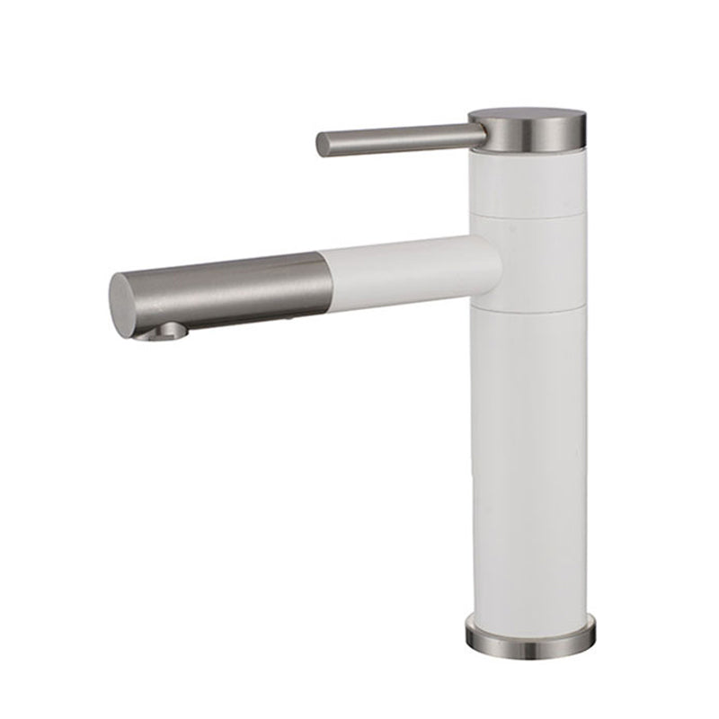 BowLift | Modern Vessel Sink Faucet Stainless Steel Single Handle Low Arc Pull Down Vessel Faucet