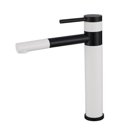 BowLift | Modern Vessel Sink Faucet Stainless Steel Single Handle Low Arc Pull Down Vessel Faucet
