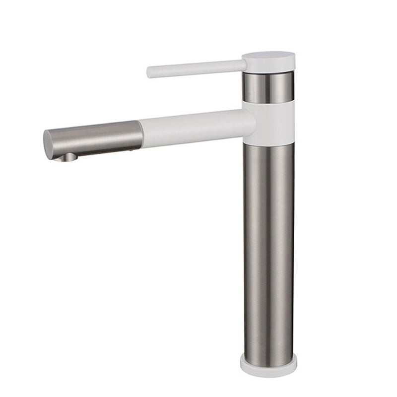 BowLift | Modern Vessel Sink Faucet Stainless Steel Single Handle Low Arc Pull Down Vessel Faucet