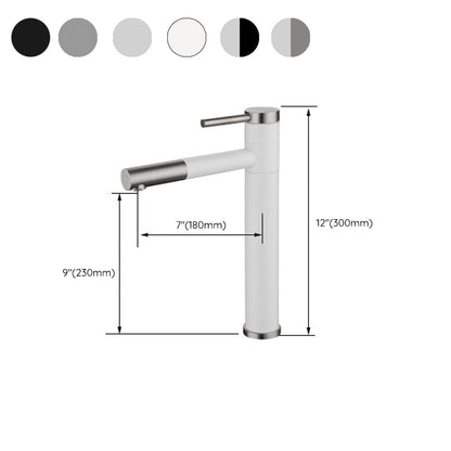 BowLift | Modern Vessel Sink Faucet Stainless Steel Single Handle Low Arc Pull Down Vessel Faucet