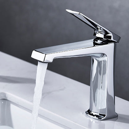 BowLift | Modern centerset bathroom faucet Solid color copper faucet for the bathroom
