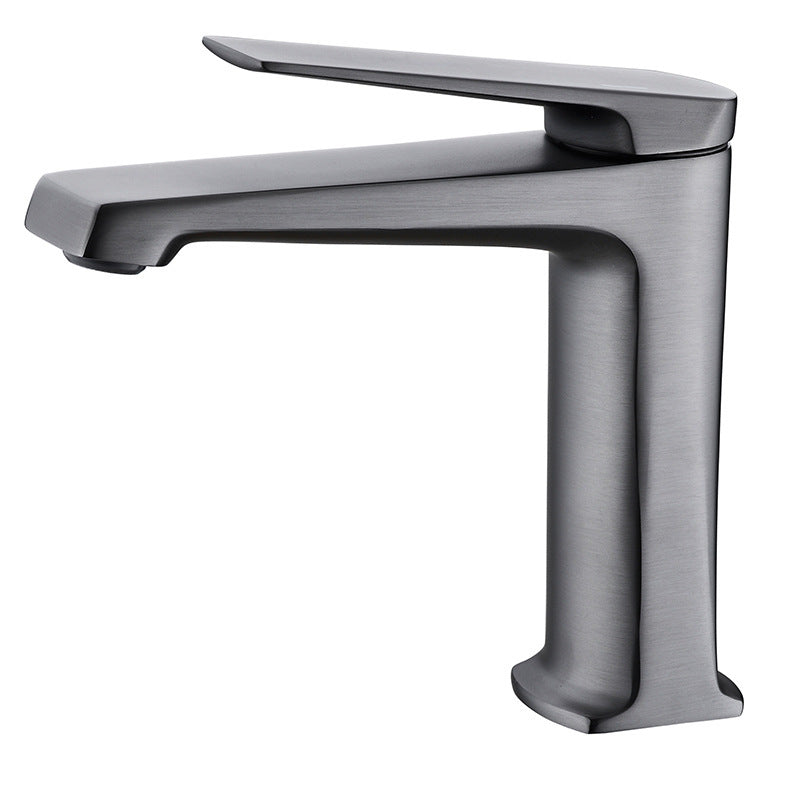 BowLift | Modern centerset bathroom faucet Solid color copper faucet for the bathroom