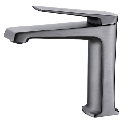 BowLift | Modern centerset bathroom faucet Solid color copper faucet for the bathroom