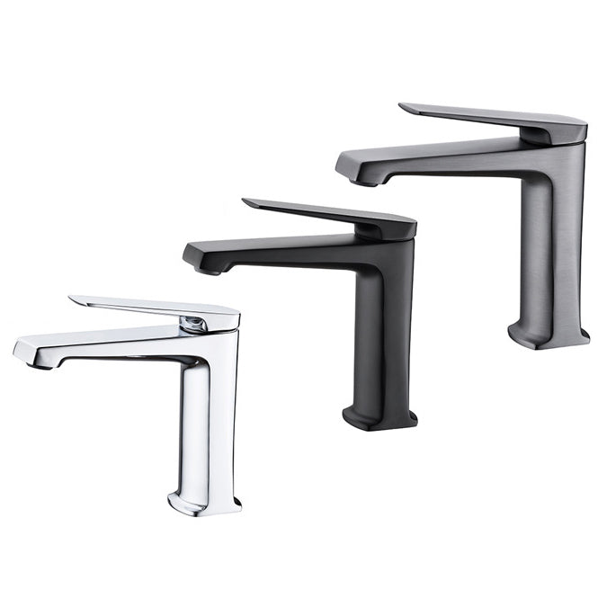 BowLift | Modern centerset bathroom faucet Solid color copper faucet for the bathroom
