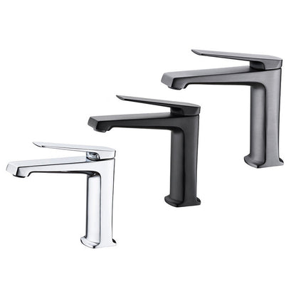 BowLift | Modern centerset bathroom faucet Solid color copper faucet for the bathroom