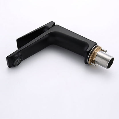 BowLift | Modern centerset bathroom faucet Solid color copper faucet for the bathroom