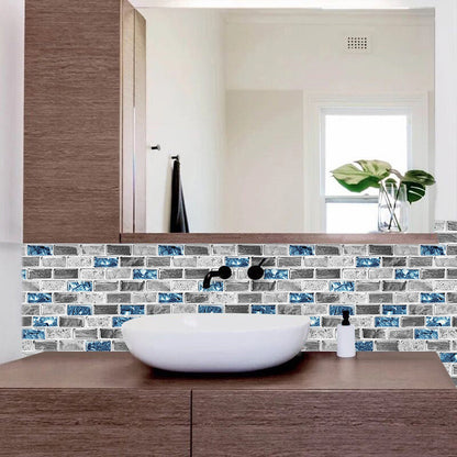 BowLift | Peel and Stick Wall Tile Water Repellent Rectangle PVC Peel & Stick Subway Tile