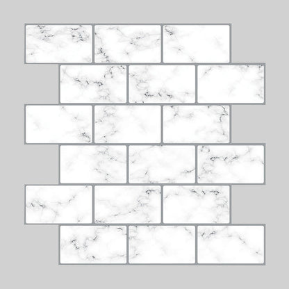 BowLift | Peel and Stick Wall Tile Water Repellent Rectangle PVC Peel & Stick Subway Tile