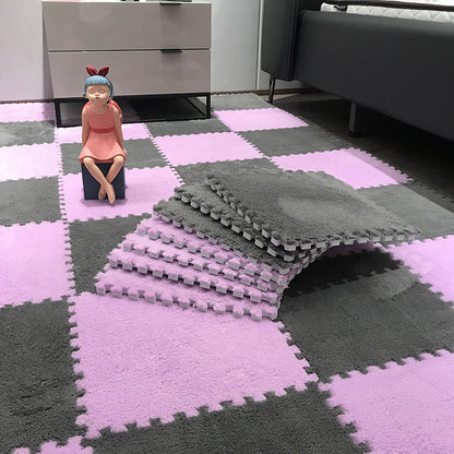 BowLift | Color-Fading-Resistant Carpet Tile Solid Interlocking Carpet Tile