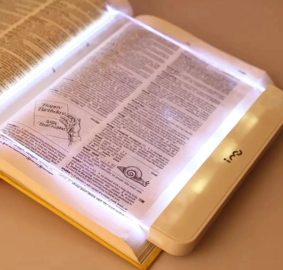 LED Flat Panel Back Page Book Light | Bowlift