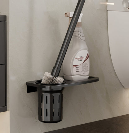 BowLift | Modern Bathroom Accessory Set Black Bathroom Shelf Bathroom Accessory Set