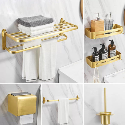 BowLift | Modern Bathroom Hardware Paper Holder Bathroom Shelf Gold Bathroom Accessories Set