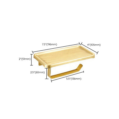 BowLift | Modern Bathroom Hardware Paper Holder Bathroom Shelf Gold Bathroom Accessories Set