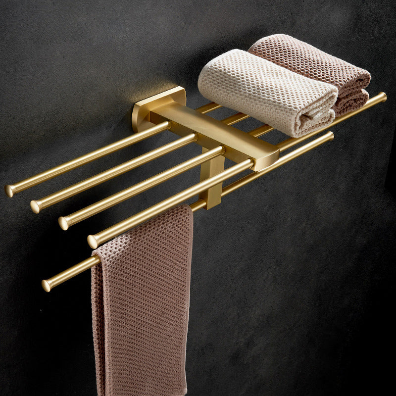 BowLift | Traditional Golden Bath Accessory Set Brass Bathroom Accessories Kit