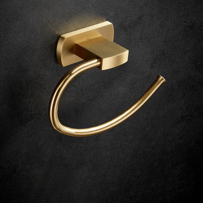 BowLift | Traditional Golden Bath Accessory Set Brass Bathroom Accessories Kit