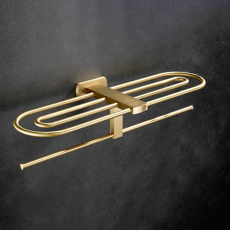 BowLift | Traditional Golden Bath Accessory Set Brass Bathroom Accessories Kit