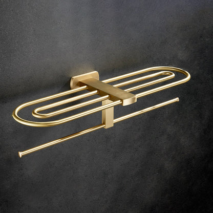 BowLift | Traditional Golden Bath Accessory Set Brass Bathroom Accessories Kit