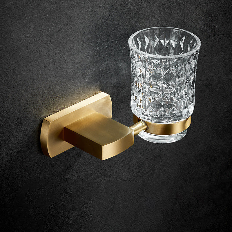 BowLift | Traditional Golden Bath Accessory Set Brass Bathroom Accessories Kit