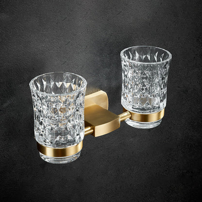 BowLift | Traditional Golden Bath Accessory Set Brass Bathroom Accessories Kit