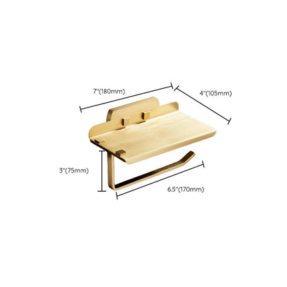 BowLift | Traditional Golden Bath Accessory Set Brass Bathroom Accessories Kit