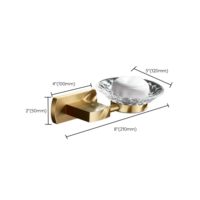 BowLift | Traditional Golden Bath Accessory Set Brass Bathroom Accessories Kit