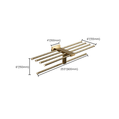 BowLift | Traditional Golden Bath Accessory Set Brass Bathroom Accessories Kit