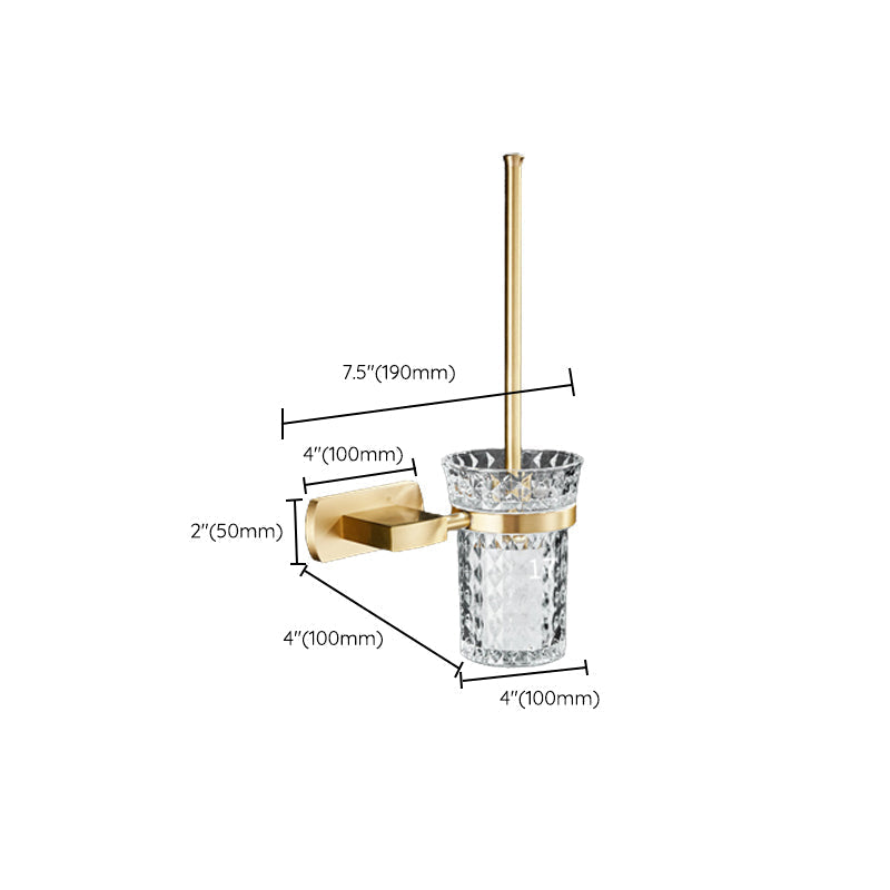 BowLift | Traditional Golden Bath Accessory Set Brass Bathroom Accessories Kit