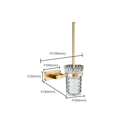 BowLift | Traditional Golden Bath Accessory Set Brass Bathroom Accessories Kit