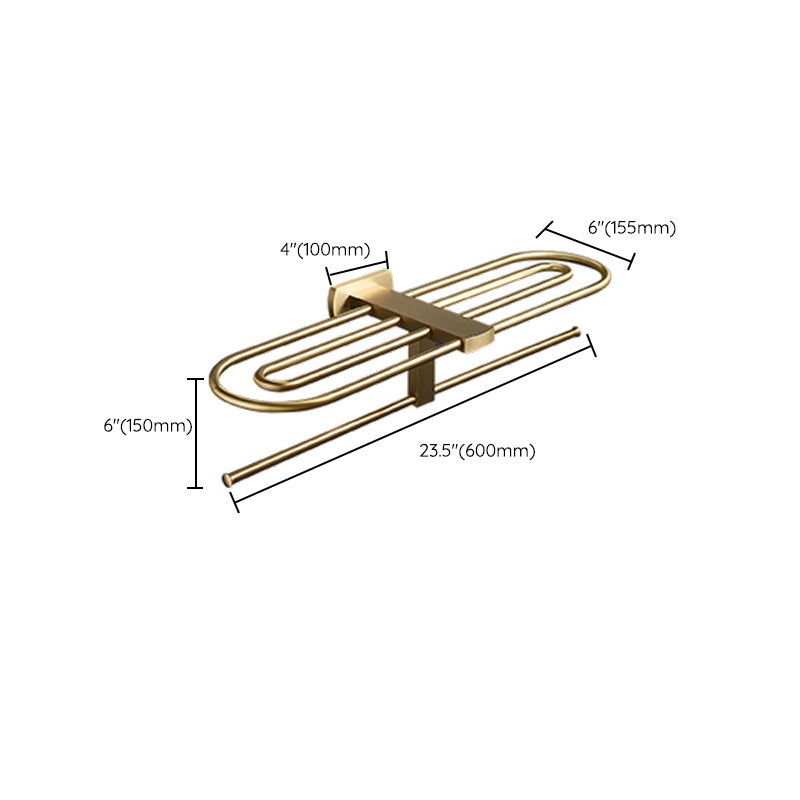 BowLift | Traditional Golden Bath Accessory Set Brass Bathroom Accessories Kit