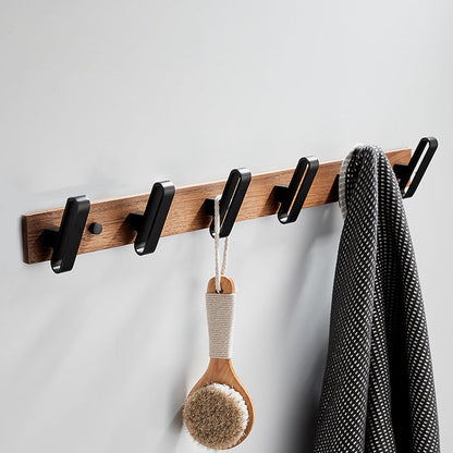 BowLift | Wood and Aluminum Bath Accessory Set Black Bathroom Accessory Kit