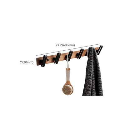 BowLift | Wood and Aluminum Bath Accessory Set Black Bathroom Accessory Kit