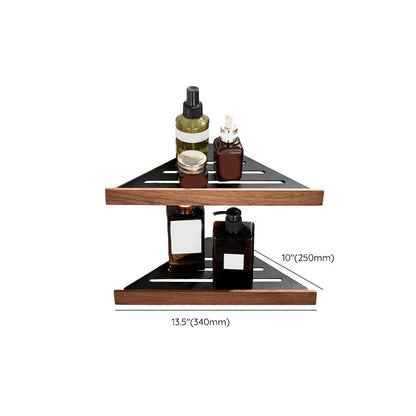 BowLift | Wood and Aluminum Bath Accessory Set Black Bathroom Accessory Kit