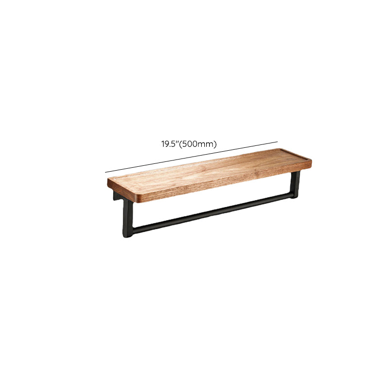 BowLift | Wood and Aluminum Bath Accessory Set Black Bathroom Accessory Kit