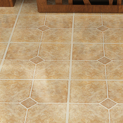 Peel-and-Stick PVC Floor Tiles with Diamond Look, 30.5 × 30.5 cm