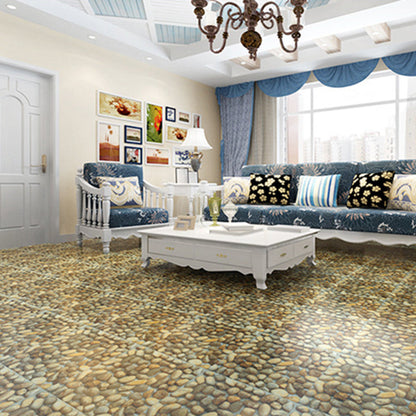 Peel-and-Stick PVC Floor Tiles with Diamond Look, 30.5 × 30.5 cm