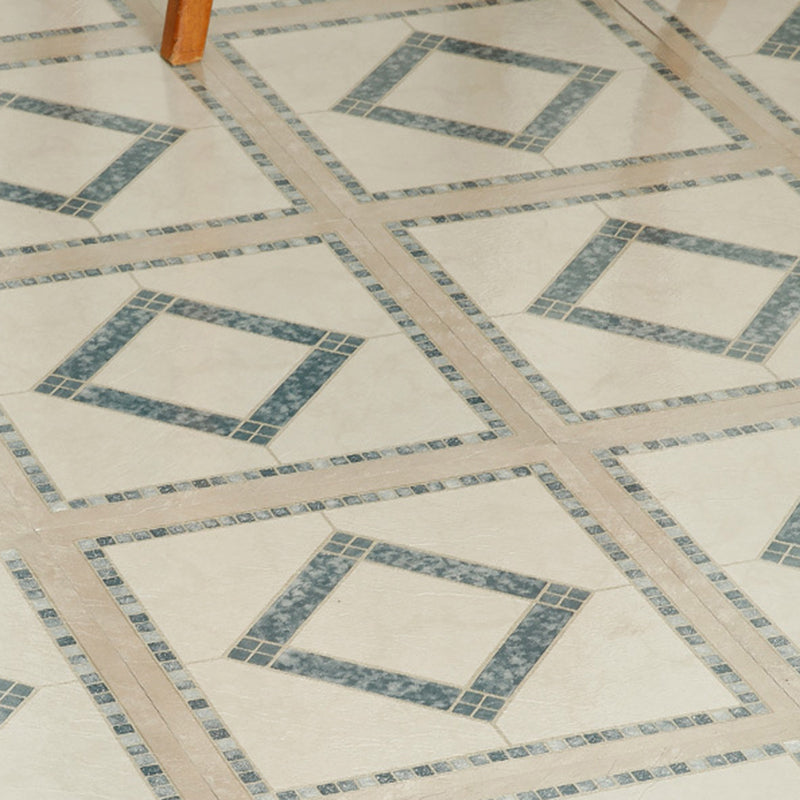 Peel-and-Stick PVC Floor Tiles with Diamond Look, 30.5 × 30.5 cm