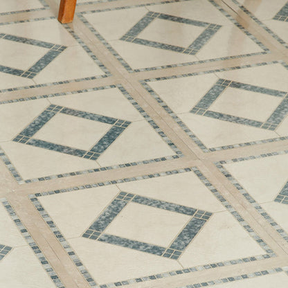 Peel-and-Stick PVC Floor Tiles with Diamond Look, 30.5 × 30.5 cm