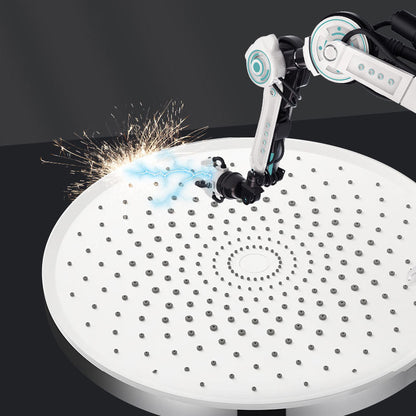 BowLift | Round Fixed Shower Head High Flow Aerated Wall Mount Shower Head