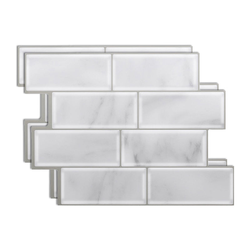 BowLift | Modern Peel and Stick Backsplash Wall Tile PVC Peel & Stick Field Tile