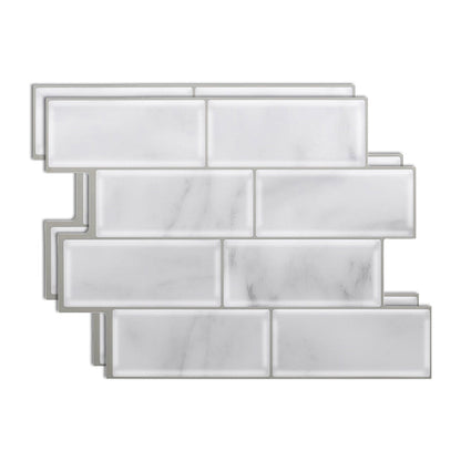 BowLift | Modern Peel and Stick Backsplash Wall Tile PVC Peel & Stick Field Tile