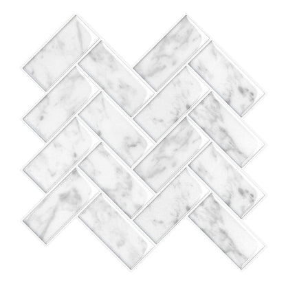 BowLift | Modern Peel and Stick Backsplash Wall Tile PVC Peel & Stick Field Tile